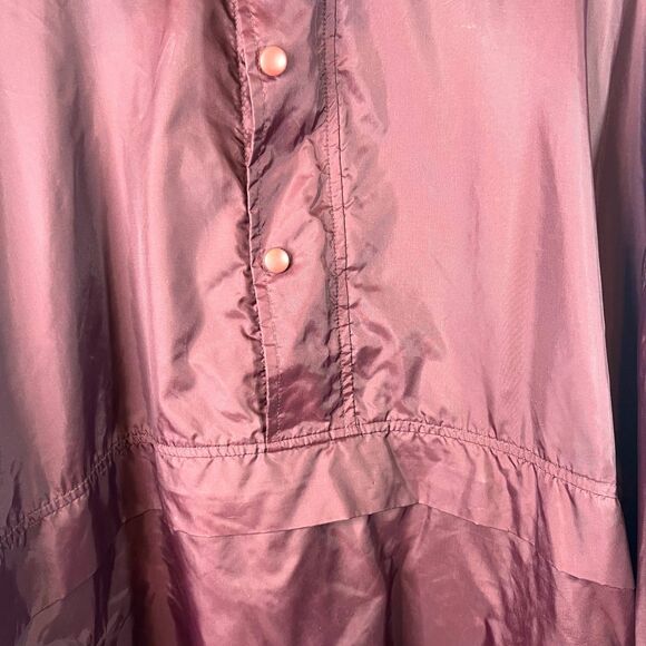 Charles River Apparel Dark Purple Pullover Lightweight Windbreaker Hooded Large - Picture 7 of 15